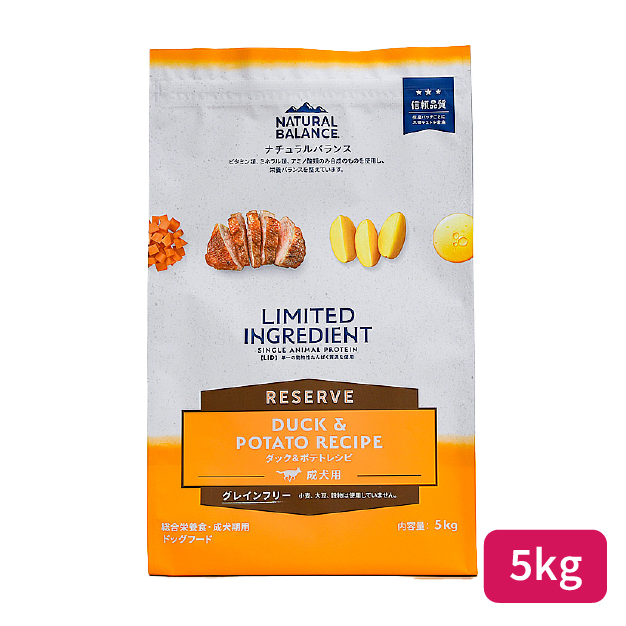 LID RESERVE 成犬用 ダック&ポテトレシピの詳細
