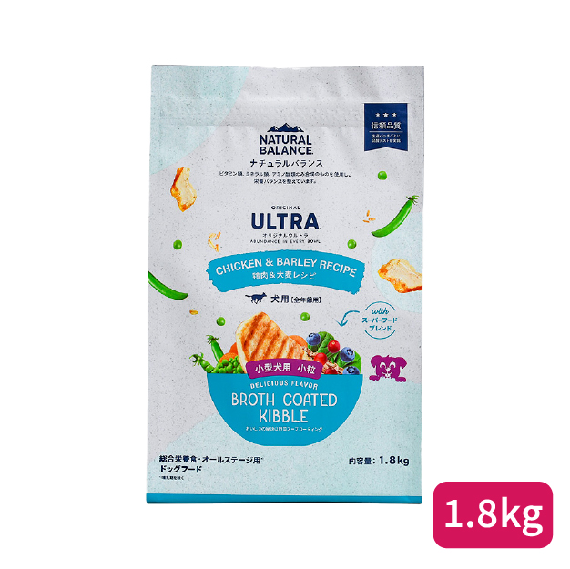 ORIGINAL ULTRA 犬用 鶏肉&大麦レシピ 小粒